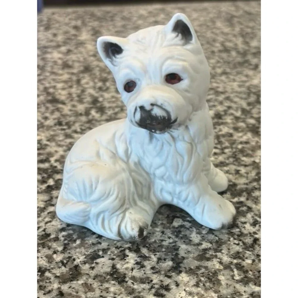 Vintage Westie White dog figurine